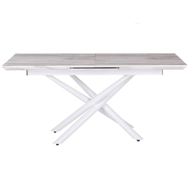 Beliani MOIRA - Eettafel-Wit-MDF