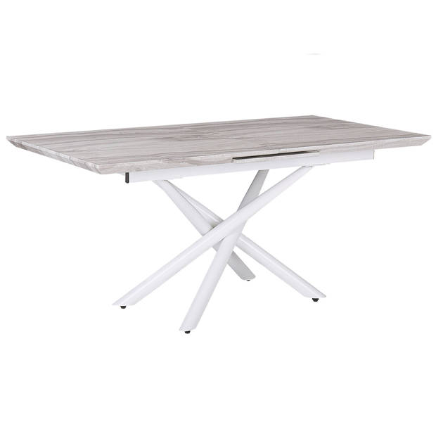 Beliani MOIRA - Eettafel-Wit-MDF