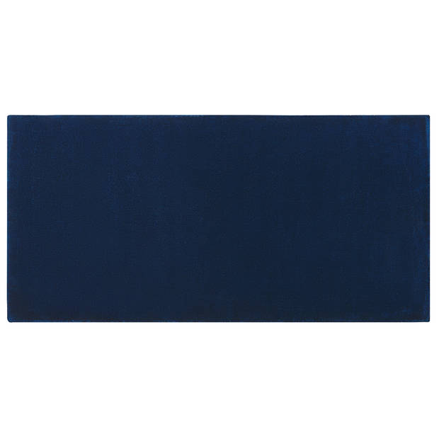 Beliani GESI II - Laagpolig-Blauw-Viscose