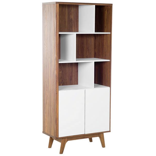 Beliani COLUMBUS - Boekenkast-Wit-MDF