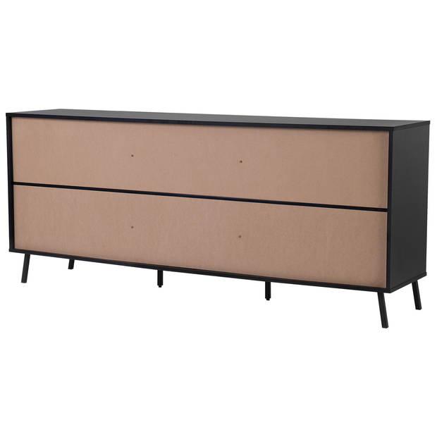 Beliani BLACKPOOL - Sideboard-Lichte houtkleur-Spaanplaat