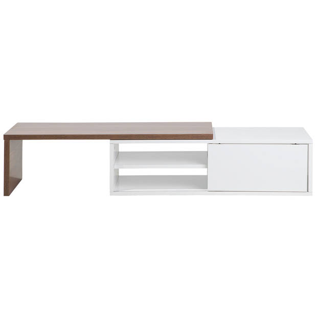 Beliani YONKERS - TV-kast-Wit-MDF