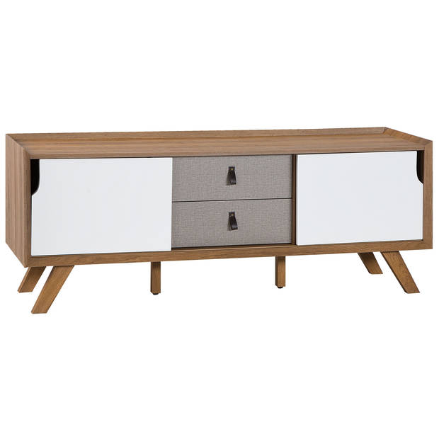 Beliani ACTON - TV-kast-Lichte houtkleur-MDF