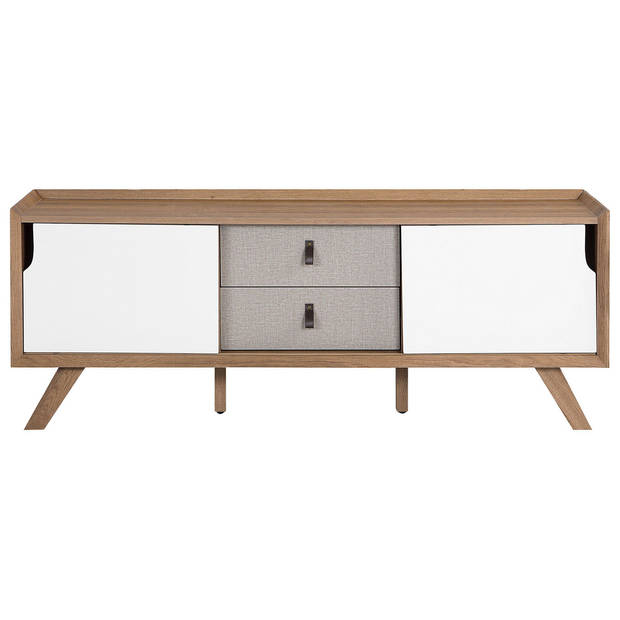 Beliani ACTON - TV-kast-Lichte houtkleur-MDF