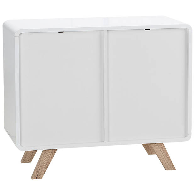 Beliani MILO - Sideboard-Lichte houtkleur-MDF