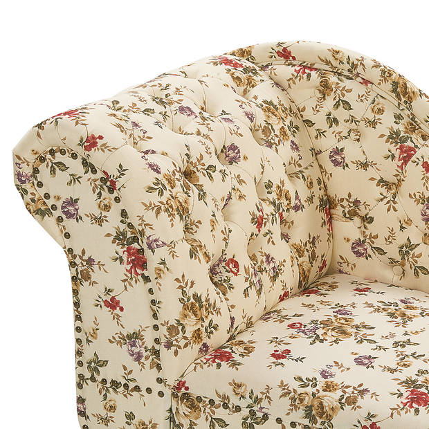 Beliani NIMES - Chaise longue-Multicolor-Polyester
