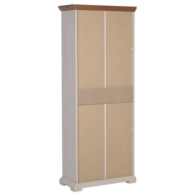 Beliani KINGSTON - Boekenkast-Beige-Vezelplaat