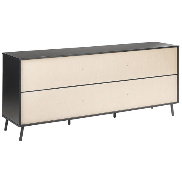 Beliani BLACKPOOL - Sideboard-Grijs-Spaanplaat