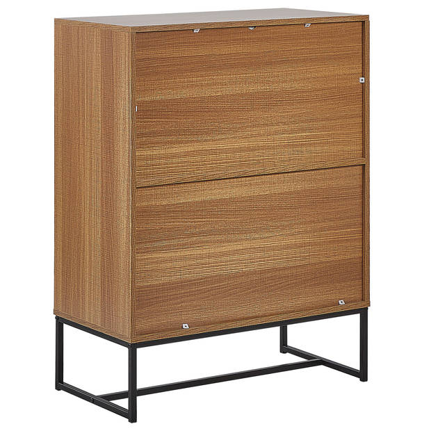 Beliani NUEVA - Sideboard-Lichte houtkleur-MDF