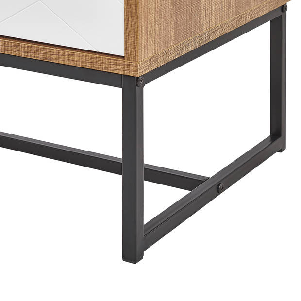 Beliani NUEVA - Sideboard-Lichte houtkleur-MDF