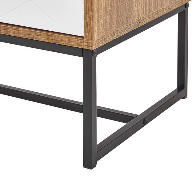 Beliani NUEVA - Sideboard-Lichte houtkleur-MDF