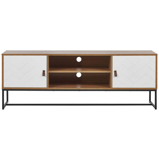 Beliani NUEVA - TV-kast-Lichte houtkleur-MDF