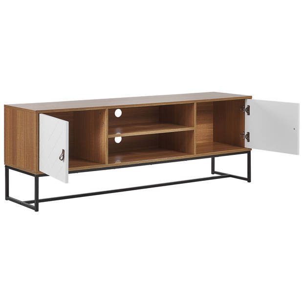 Beliani NUEVA - TV-kast-Lichte houtkleur-MDF