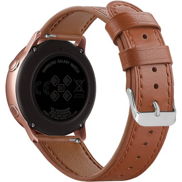 SmartphoneClip - bandje leer bruin - voor Galaxy Watch Active (2)