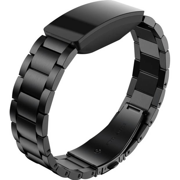 SmartphoneClip - bandje metaal zwart - voor Fitbit Inspire (HR,2)