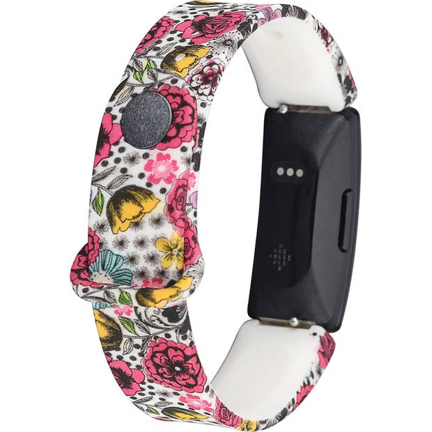 SmartphoneClip - bandje Wild Flowers - voor Fitbit Inspire (HR,2)