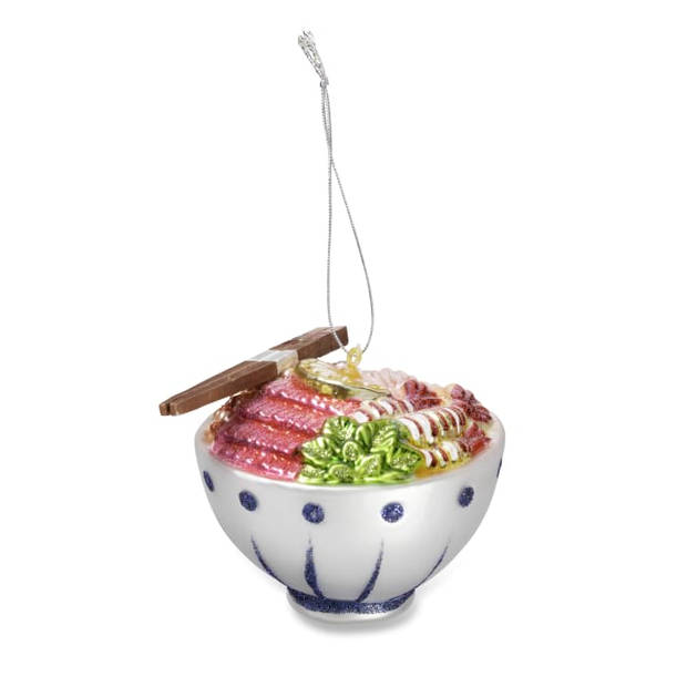 Kerstbal Sushi bowl, glas