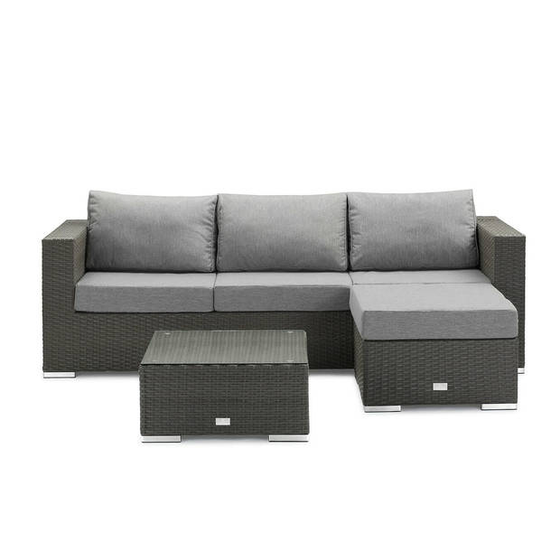 Feel Home - Alu Wicker Corner loungeset - Messina I