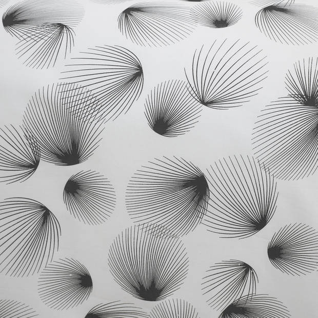 De Witte Lietaer Dekbedovertrek Katoen Aileen - Lits Jumeaux - 240 x 220 cm - Zwart