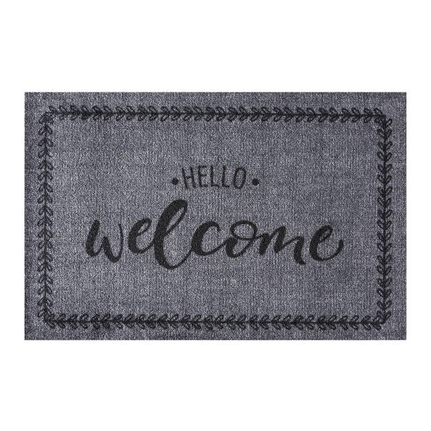 MD Entree - Schoonloopmat - Ambiance - Hello Welcome - 50 x 75 cm