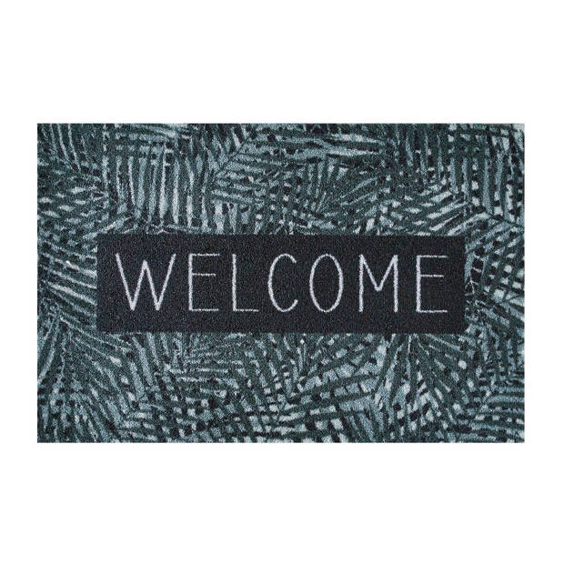MD Entree - Schoonloopmat - Ambiance - Leaves Welcome - 50 x 75 cm