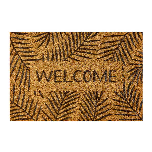 MD Entree - Kokosmat - Finesse - Leaves Welcome - 40 x 60 cm