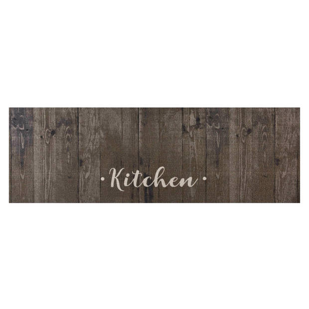 MD Entree - Keukenloper - Cook&Wash - Brown Oak - 50 x 150 cm
