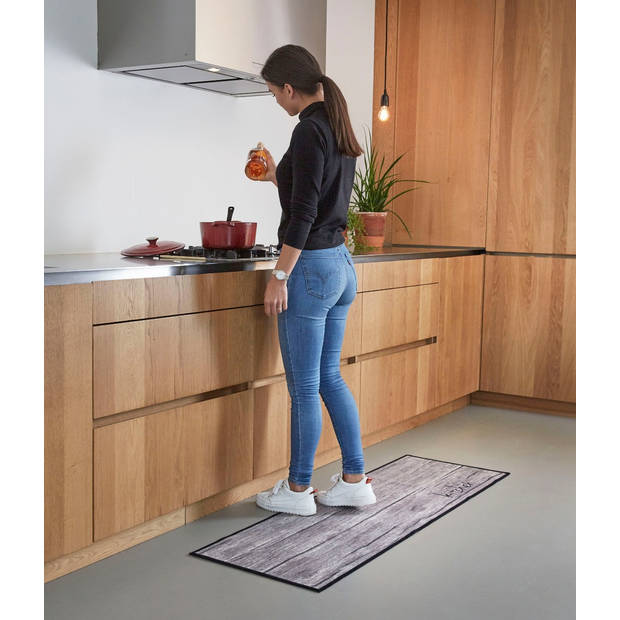 MD Entree - Keukenloper - Cook&Wash - Kitchen Wood - 50 x 150 cm