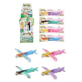 Uitdeelcadeautjes - Fighter Gliders - Model: Princess in Display (48