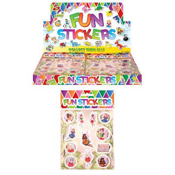 Uitdeelcadeautjes - Fun Stickers - Model: Fairy's in Display (120