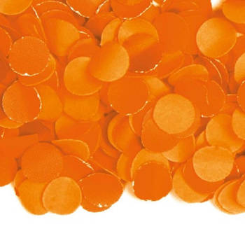 100 gram party confetti kleur oranje - Confetti