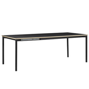 Beliani AVIS - Eettafel-Zwart-MDF