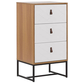 Beliani NUEVA - Commode-Lichte houtkleur-MDF