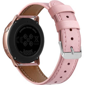 SmartphoneClip - bandje leer roze - voor Galaxy Watch Active (2)