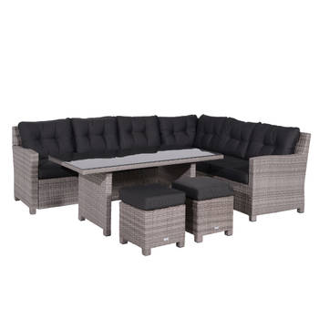 Garden Impressions Jaru lounge dining set R - extra luxe kussens