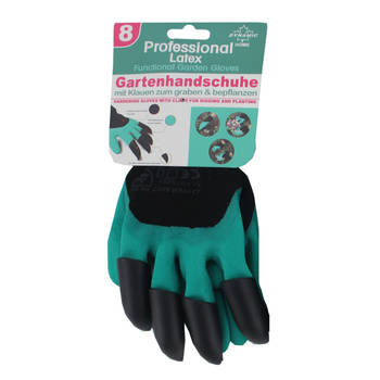 Latex tuin handschoenen met graaf en beplant klauwen voor volwassenen L - Werkhandschoenen