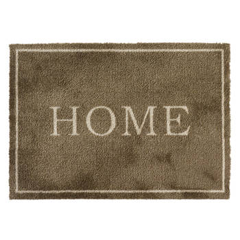MD Entree - Schoonloopmat - Soft&Deco - Home Taupe - 50 x 70 cm