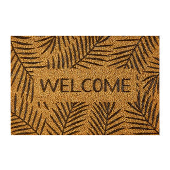 MD Entree - Kokosmat - Finesse - Leaves Welcome - 40 x 60 cm