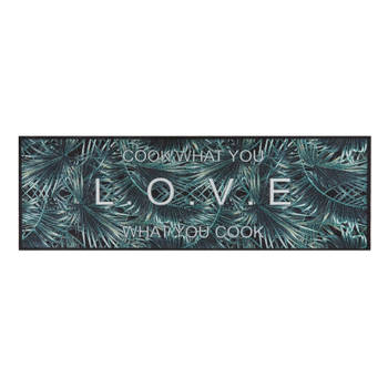 MD Entree - Keukenloper - Cook&Wash - Love what you cook - 50 x 150 cm