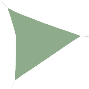 Koopman Schaduwdoek Driehoek 5x5x5x Groen met bevestigingsset