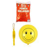 50 STUKS Smiley Bounce Ballonnen Traktatie - Uitdeelcadeautjes