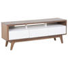 Beliani SYRACUSE - TV-kast-Wit-MDF