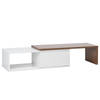 Beliani YONKERS - TV-kast-Wit-MDF