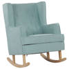 Beliani TRONDHEIM - Schommelfauteuil-Groen-Polyester