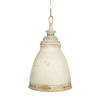 Clayre & Eef Zilvere Hanglamp Ø 28*45 cm E14/max 1*25W 6LMP701W