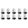 Opbouwspot 10 Pack - Pragmi Cliron Pro - GU10 Fitting - Opbouw Rond - Mat Wit/Zwart - Aluminium - Verdiept - Ø90mm