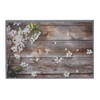 MD Entree - Schoonloopmat - Impression Flowers On Wood - 40 x 60 cm