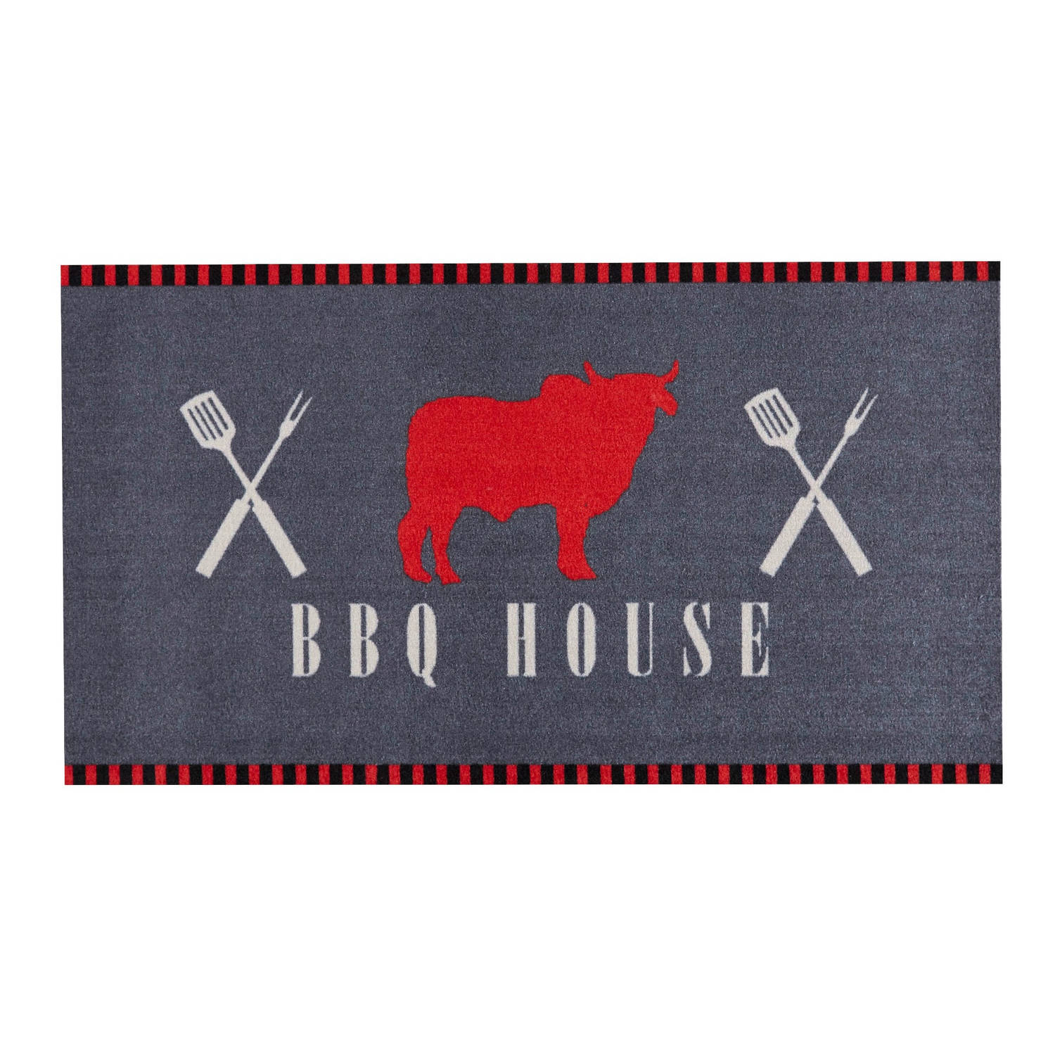 MD Entree - Barbecue Mat - BBQ House - 67 x 120 cm