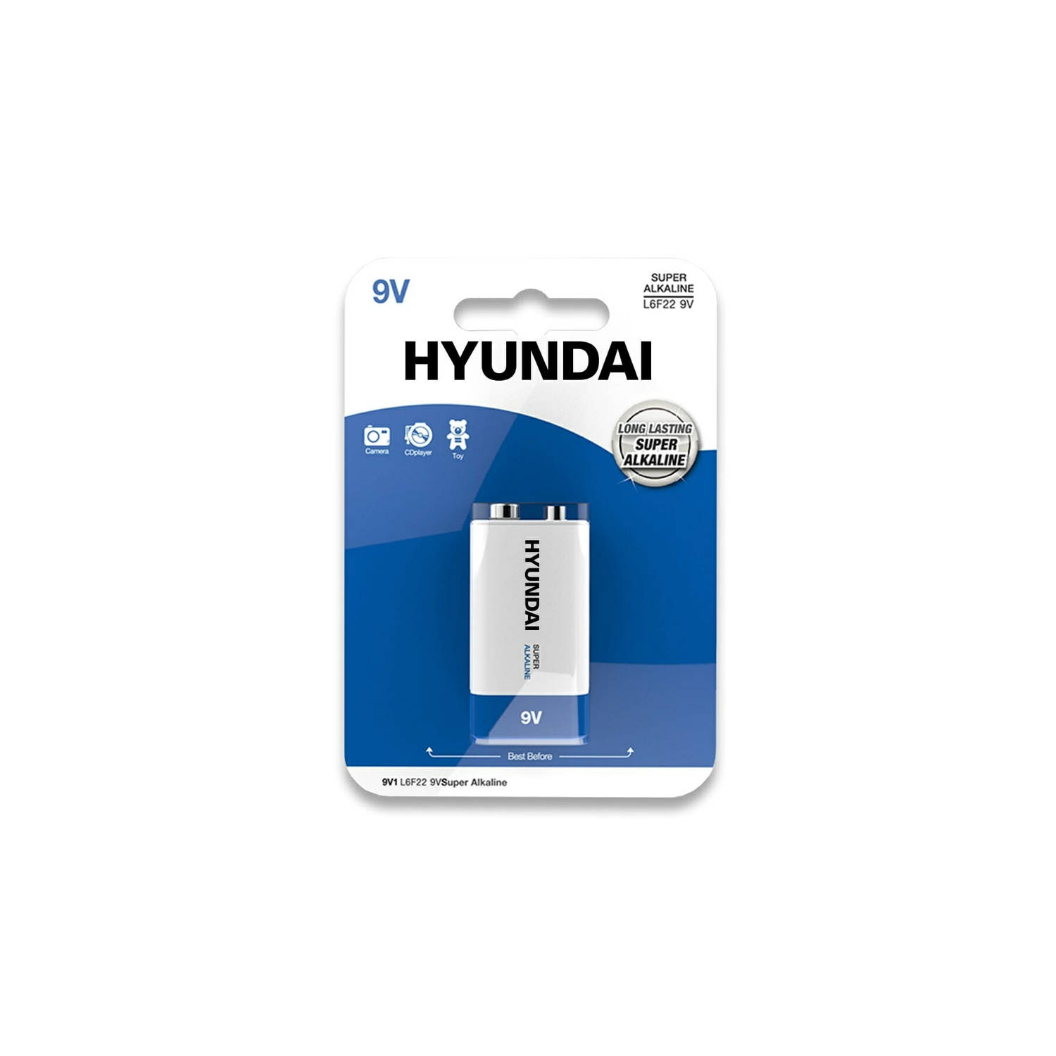 Hyundai Batteries - Super Alkaline 9V batterijen