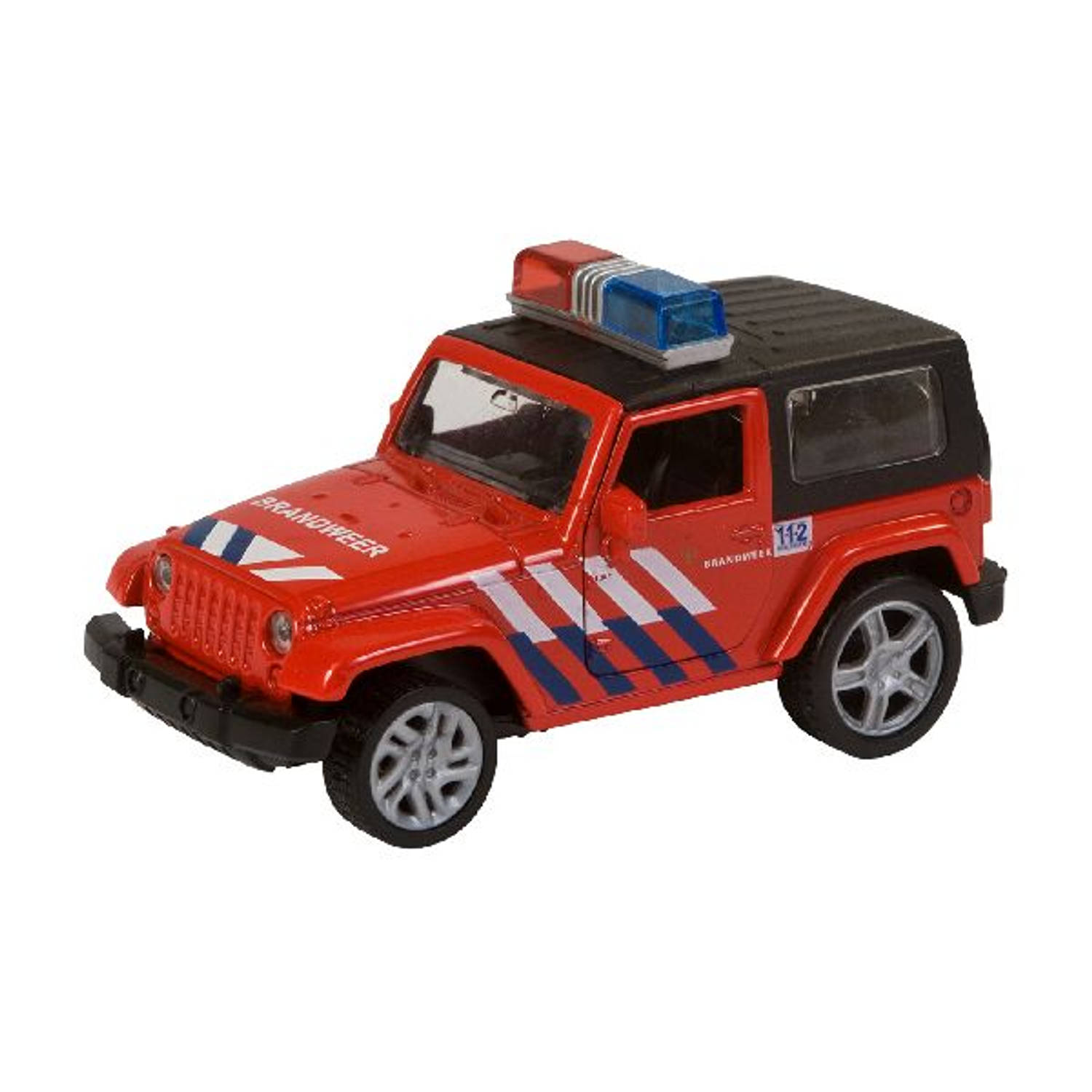 City 112 Brandweer 4x4 Auto Met Licht/geluid